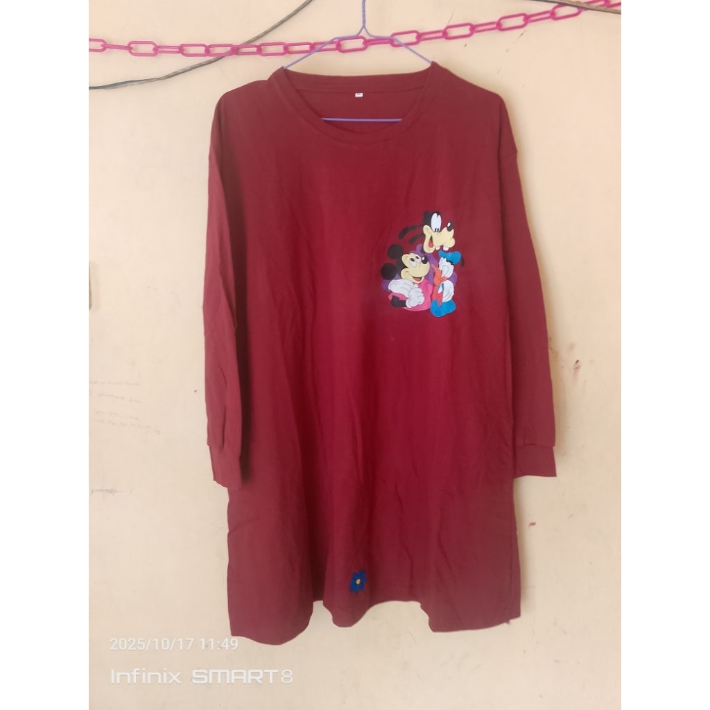 tunik dewasa bahan katun combed24s