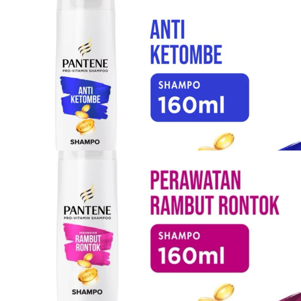 Pantene Shampo Perawatan Rambut 160ML/ Pantene Shampo