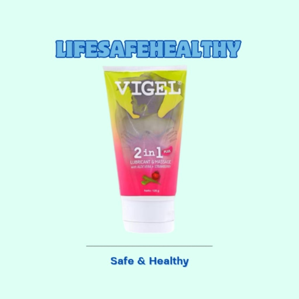 Vigel 2 in 1 Plus Lubricant & Massage Pelumas Pelicin Vigel