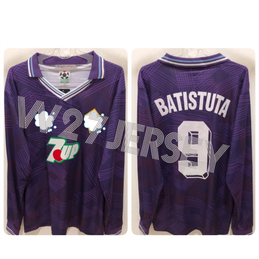 JERSEY RETRO - FIORENTINA HOME LONGSLEEVE 1992-1993 name player Batistuta