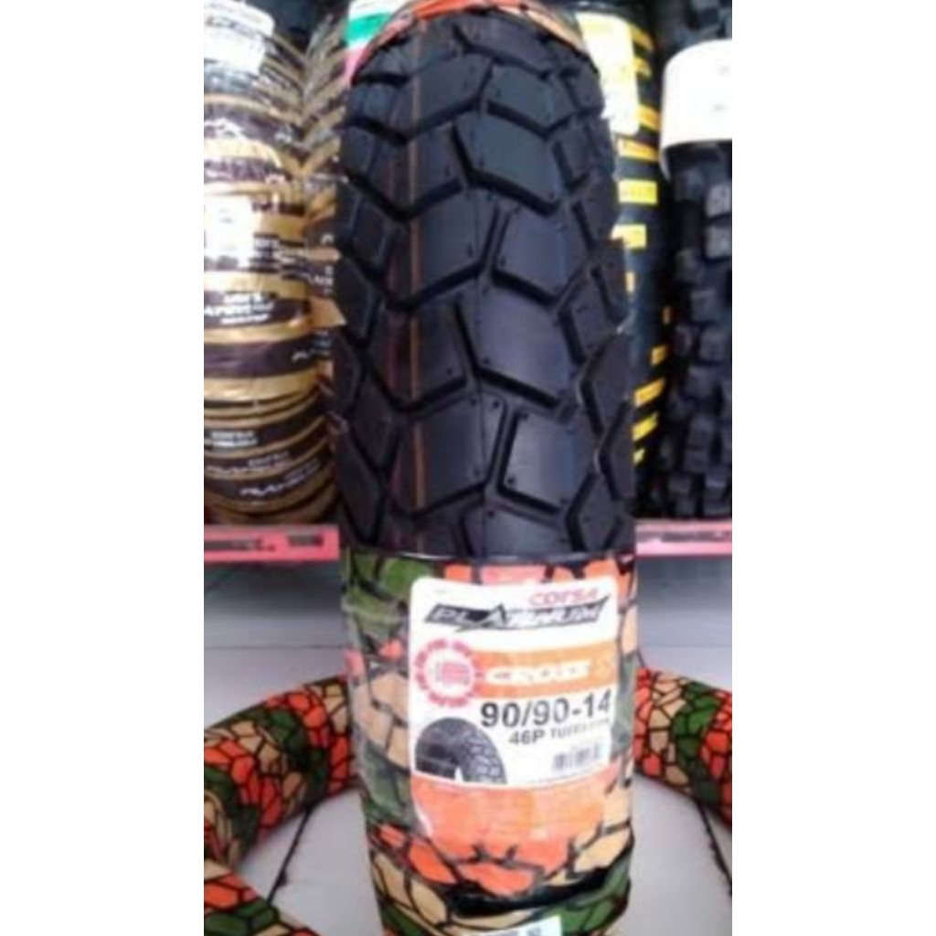 Ban Suntik tubeles Semi Trail ring 14 merk CORSA ukuran 90/90-14