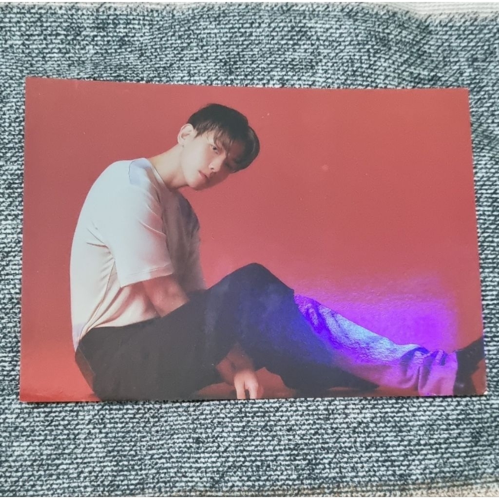 BAEKHYUN EXO POSTCARD hologram OFFICIAL DELIGHT CANDY