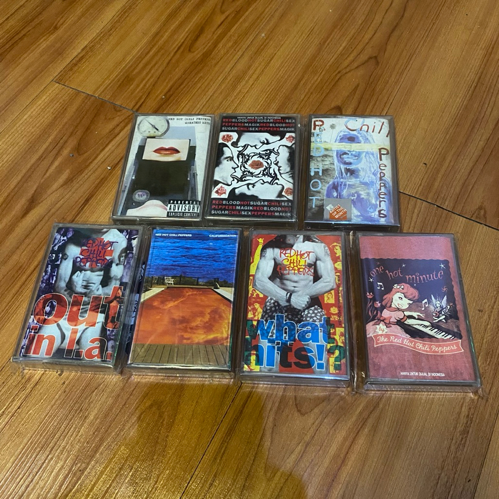 variasi kaset original red hot chili peppers