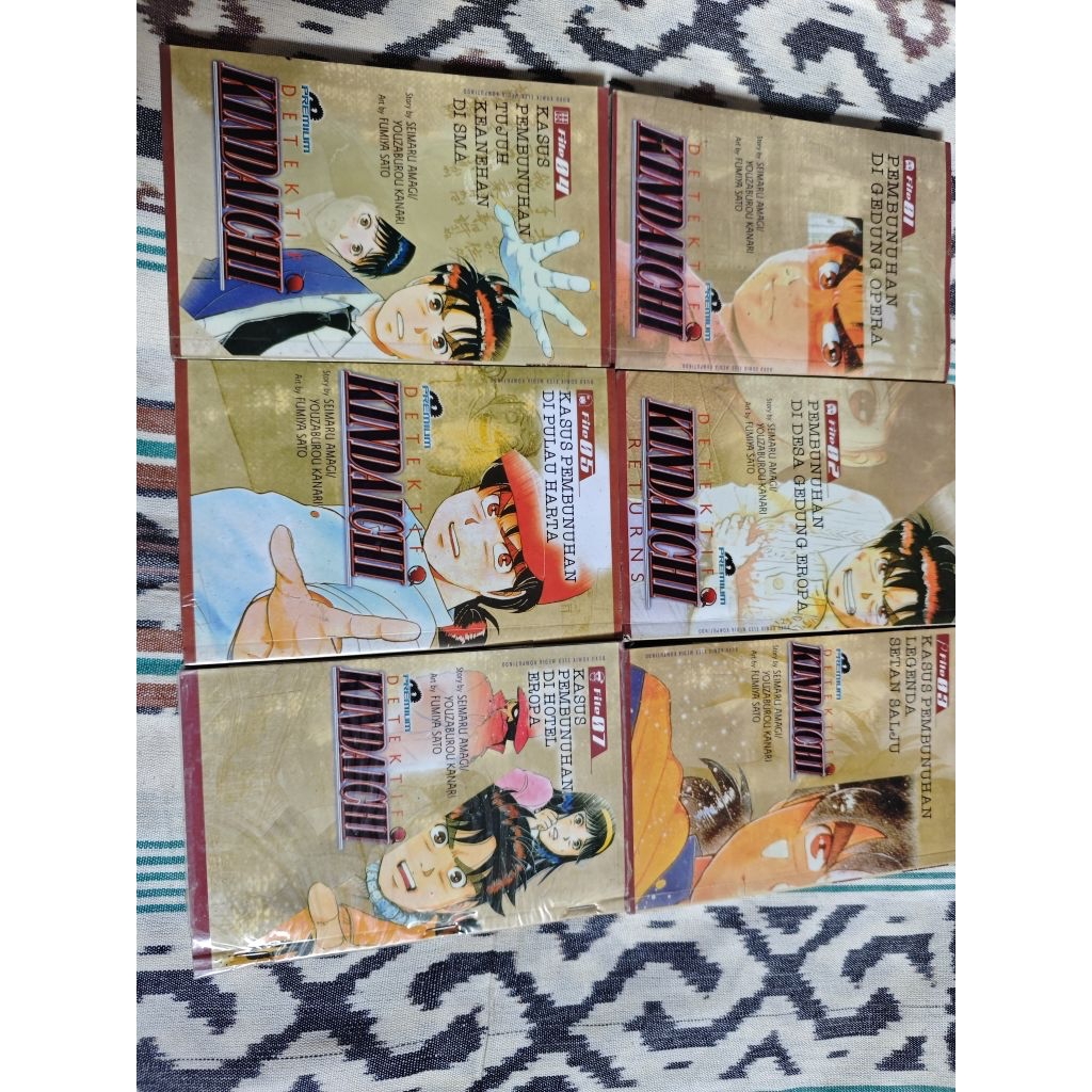 preloved komik kindaichi premium set vol 1-10, 12, 22,25-33