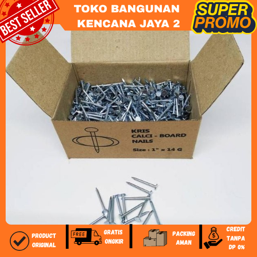 (1 kg) Paku GRC 1 inch / Paku Plafon / Paku Calsiboard