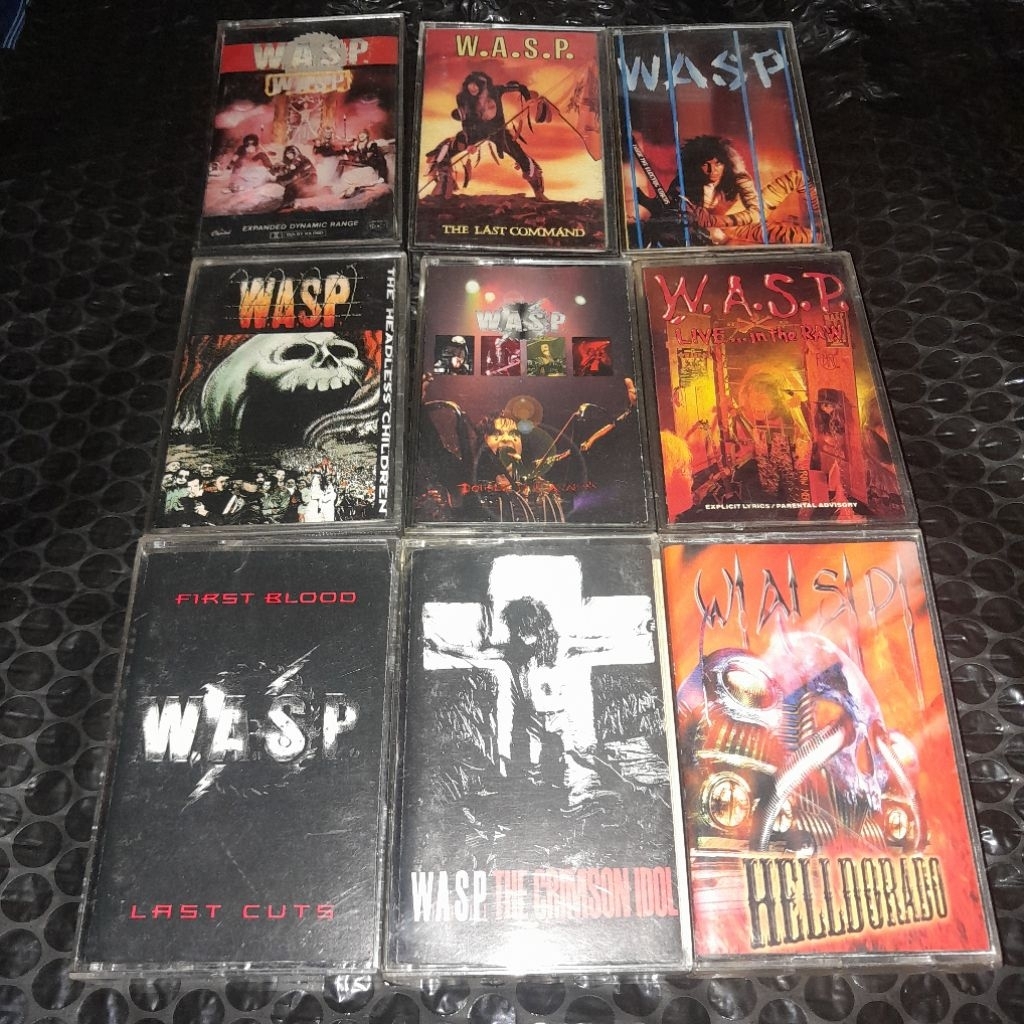 kaset pita W.A.S.P / wasp band import