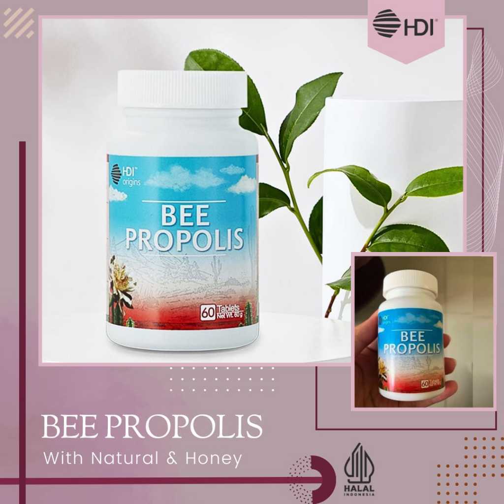 HDI Bee Propolis •  Suplemen Jantung • Anti virus • Anti Jamur  ( Original HDI Origins™ ) - Terlaris