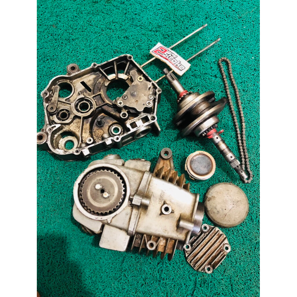 blok head kop isi set Garuda pnp C70 ulung Grend Supra legenda  barang masih bagus ori bawaan motor