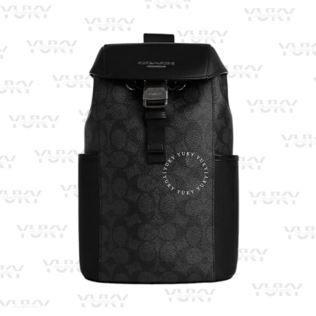 Tas Pria Branded COAC* COC Racer Pack Sign Black 100% Original