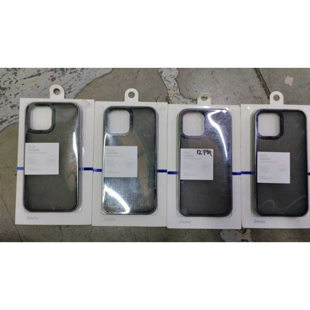 Benks Magic Smooth Drop Resistance protective case 1.5 mm Casing Iphone 12 Pro Max 6.7 - Black