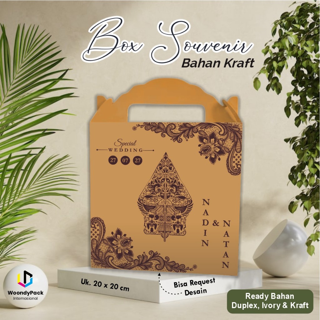 Paper Box Souvenir Piring Custom - Box Souvenir Piring Craft Harga grosir