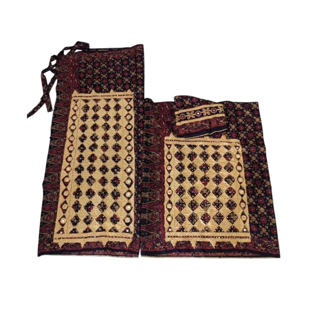 (Cod) Sarung lasem 1 set mama papa asli lampung oleh oleh khas lampung sarung tapis lampung asli sar