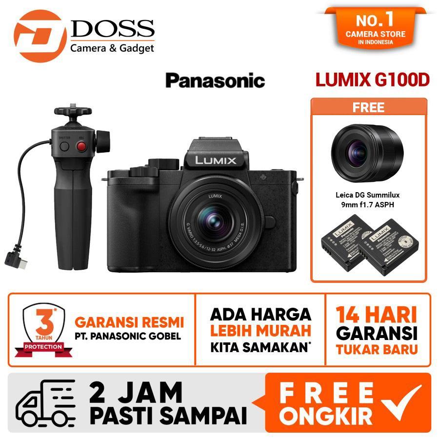Panasonic Lumix G100 kit 12-32mm DC G100 + Tripod Grip / Lumix G100