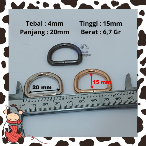 Ring D 20mm Premium Ring Tas TD1004/20X15