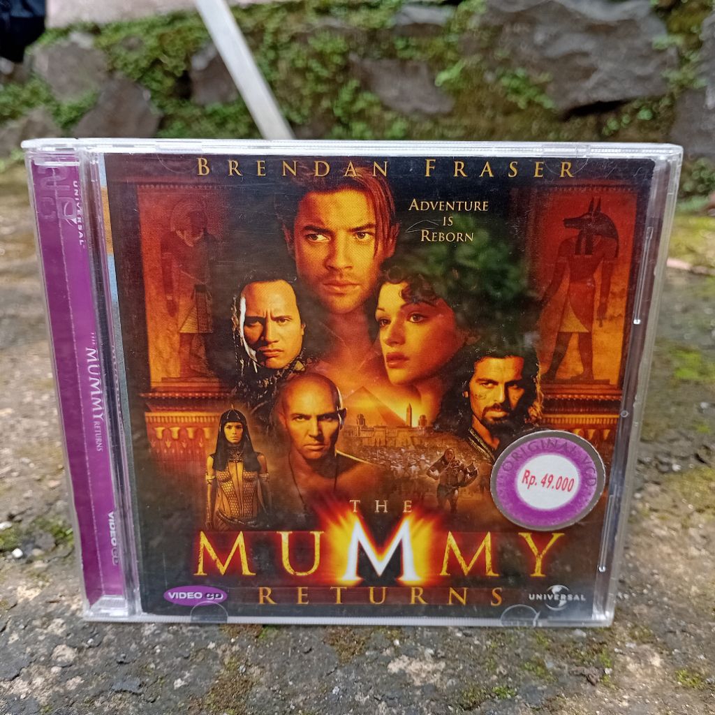 VCD The Mummy Returns (2001) Teks Indonesia Original Universal Pictures VideoCD