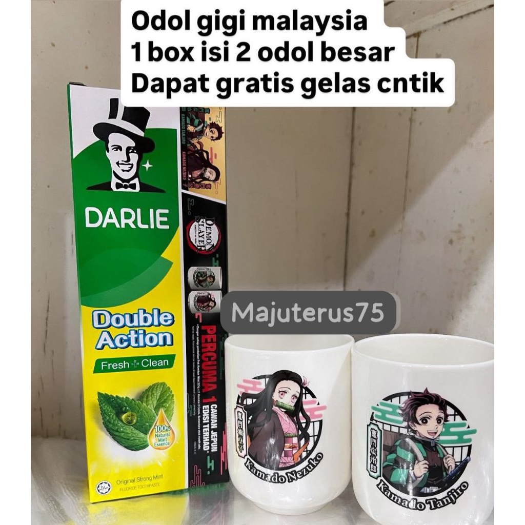 DARLIE MALAYSIA 225GR x 2PCS PASTA GIGI DARLIE MALAYSIA