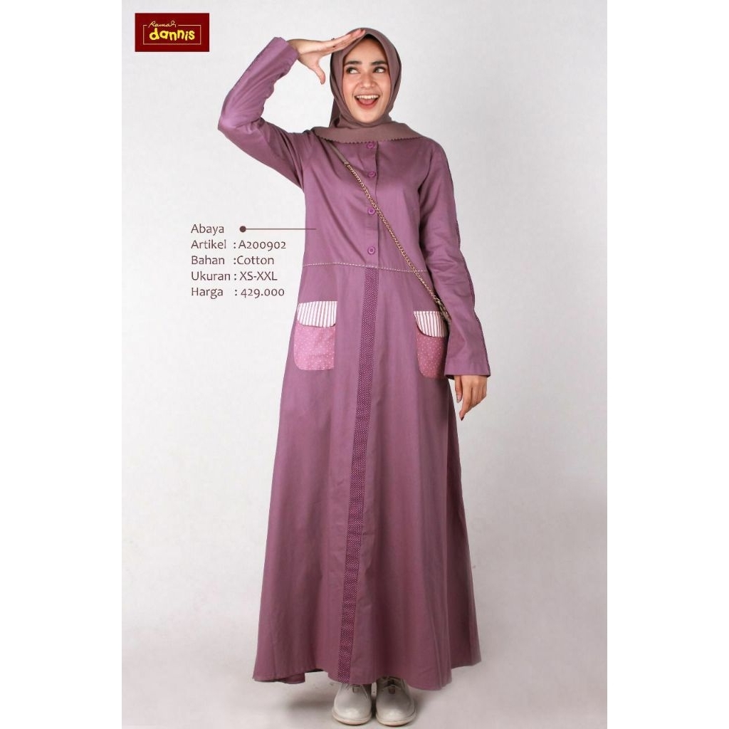 Promo Dannis Gamis Dewasa Daily Katun Busana Muslim Wanita 04