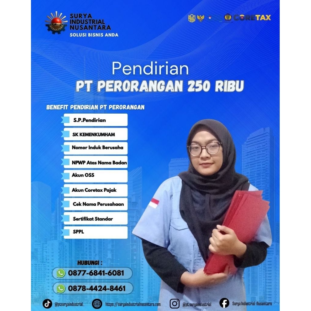 JASA LEGALITAS PENDIRIAN PT PERORANGAN