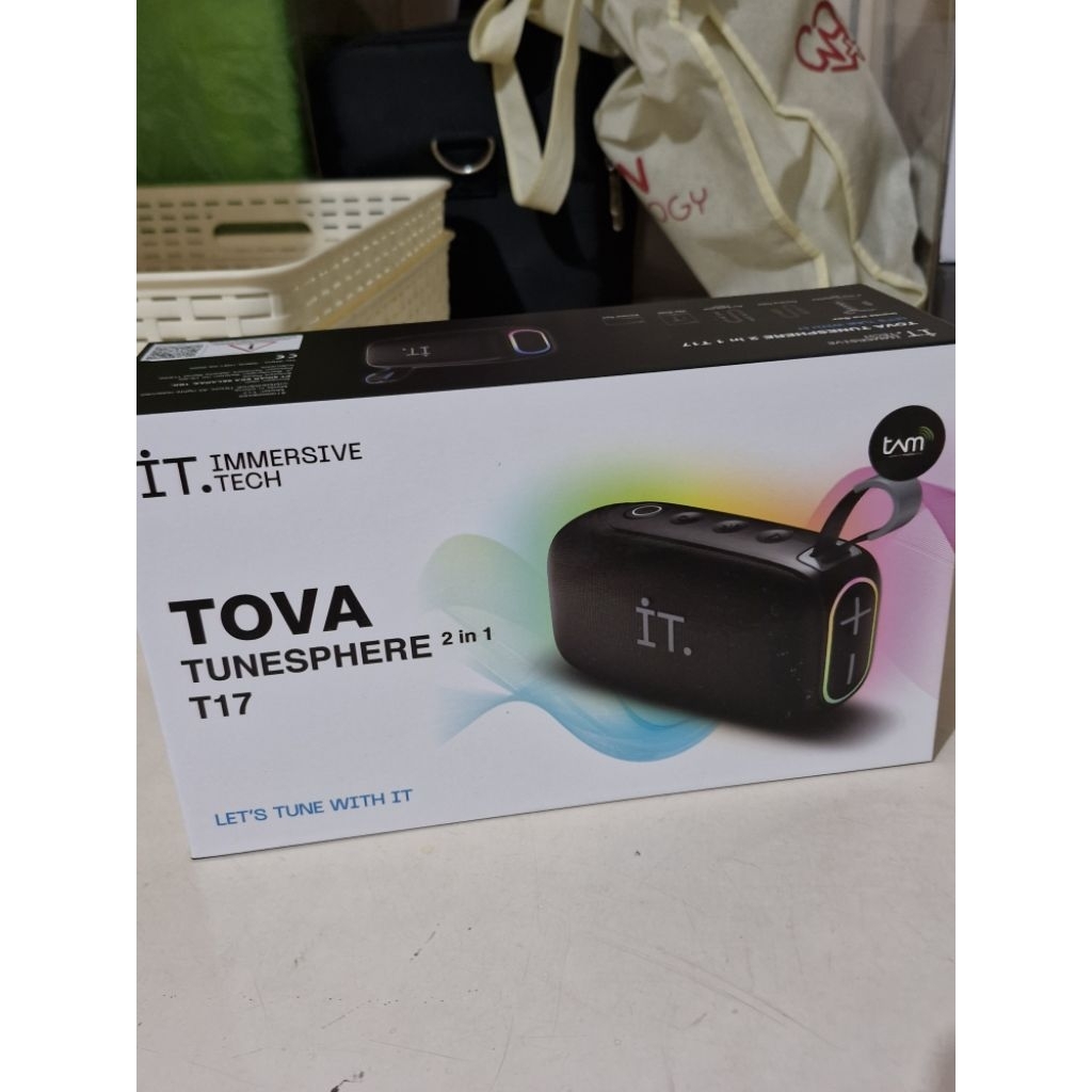Bluetooth Speaker Tova Tunesphere 2 in 1 T17