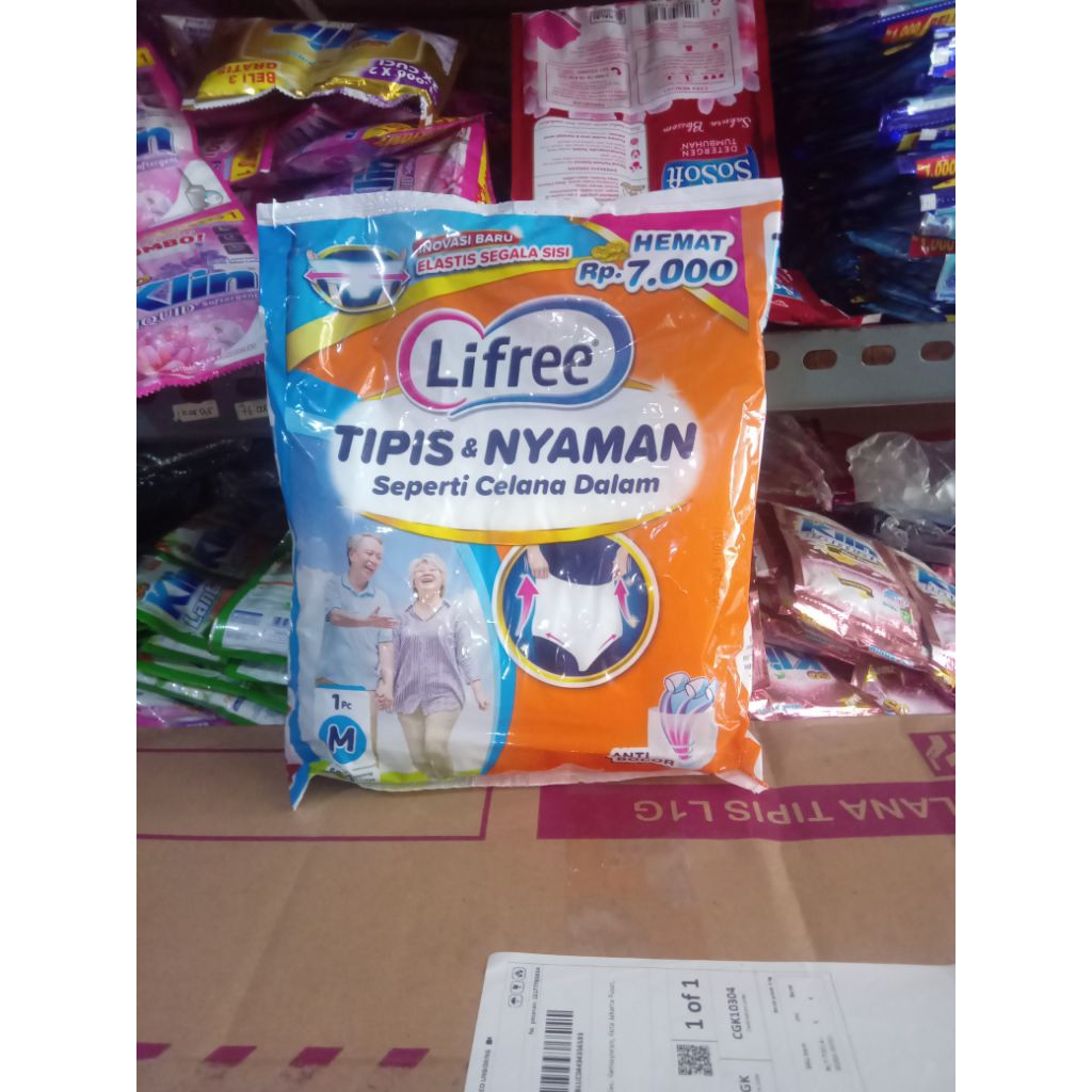 Lifree Pants renceng M 1 popok dewasa m1