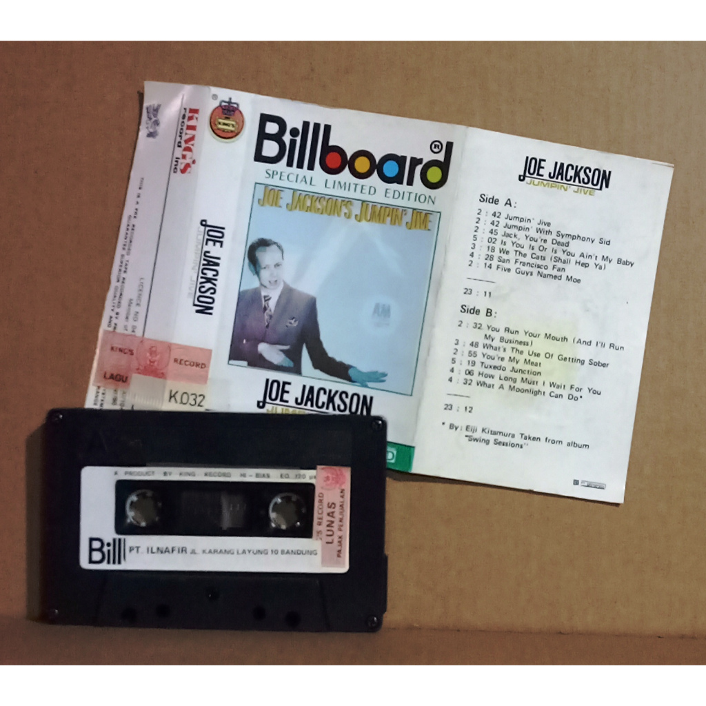 JOE JACKSONs JUMPIN JIVE - JOE JACKSONs JUMPIN JIVE - Kaset