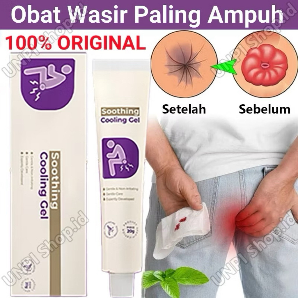 Obat Wasir Salep Wasir Original Soothing Cooling Gel Salep Ambeien Paling Ampuh Obat Hemoroid Herbal