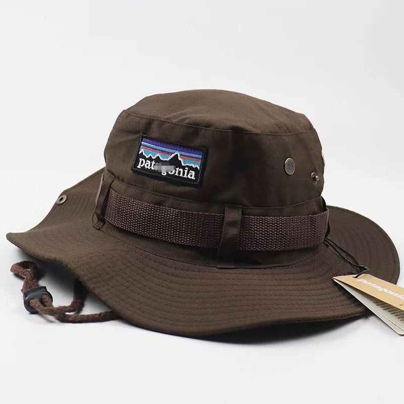COD Topi Bucket Rimba Logo Patagonia Topi Rimba Outdor Pria Wanita Terbaru