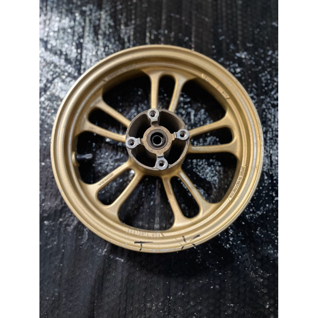 Velg Scoopy Ring 12 Second Copotan Depan dan Belakang K2F