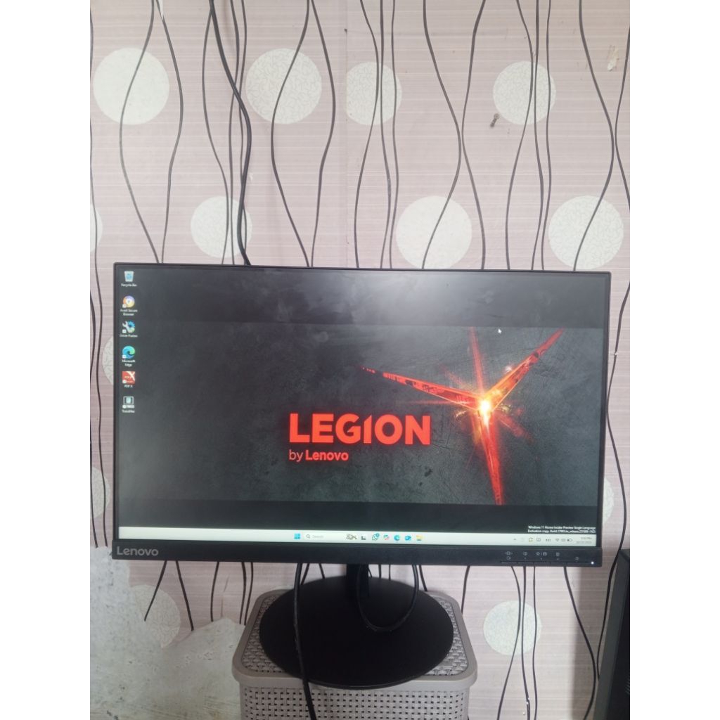 Monitor LED PC/cctv Lenovo D24-40 24 inch Framles full hd  75 Hz HDMI kaki modif dan non kaki mulus 