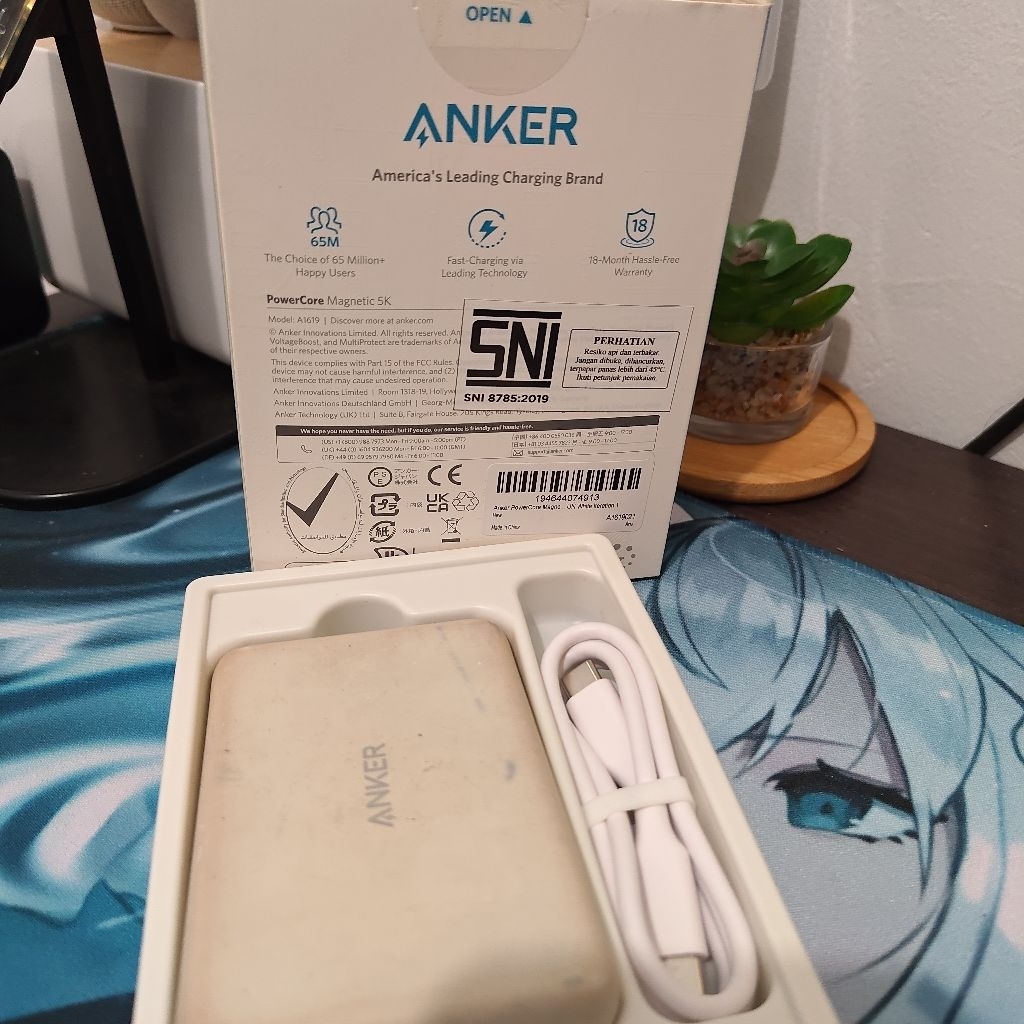 powerbank wireless anker quick charge type C magsafe Qi