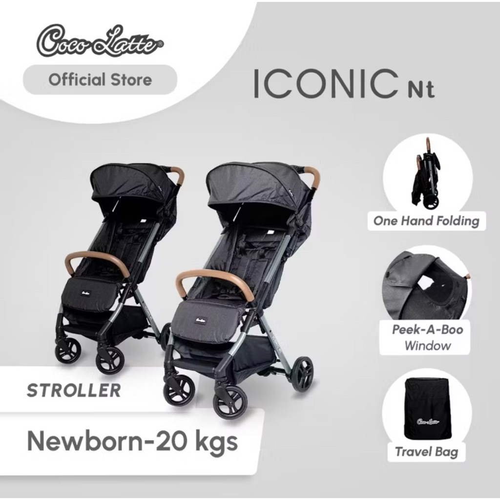 PRELOVED STROLLER COCOLATTE ICONIC NT