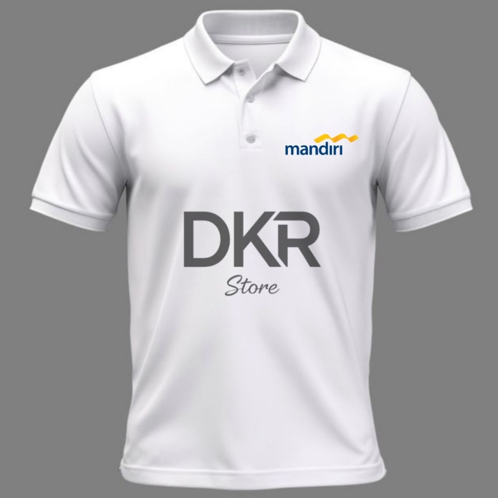 BAJU BANK MANDIRI POLO TSHIRT BANK MANDIRI BAJU BERKERAH BANK MANDIRI