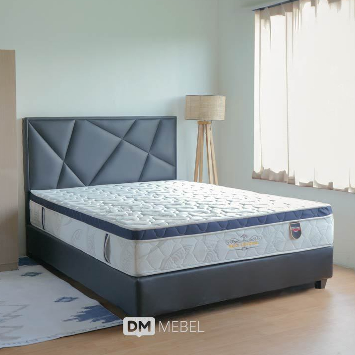 DM Mebel Paket Bundling Springbed Divan Sandaran - Set Dynamic Spring Bed Divan Sandaran Linea Oscar