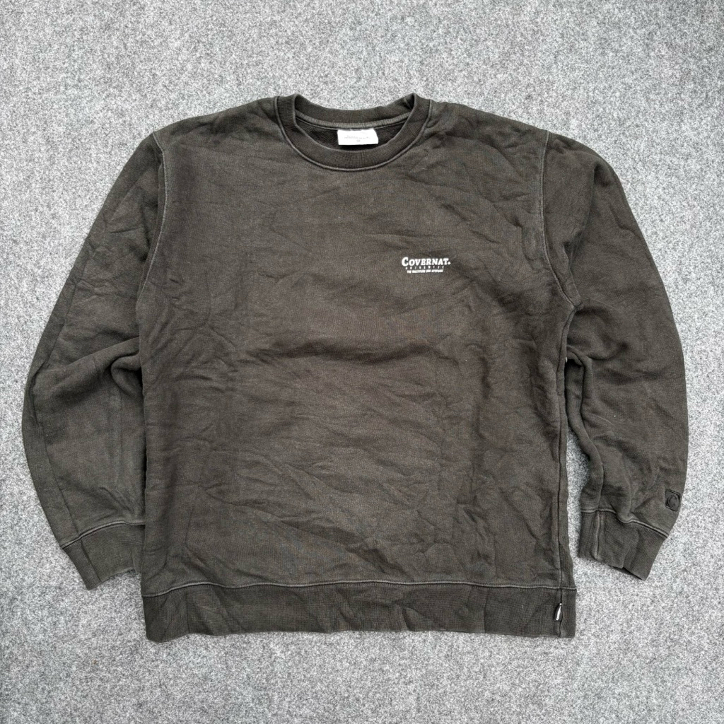 Crewneck sweatshirt conv4 hitam preloved second