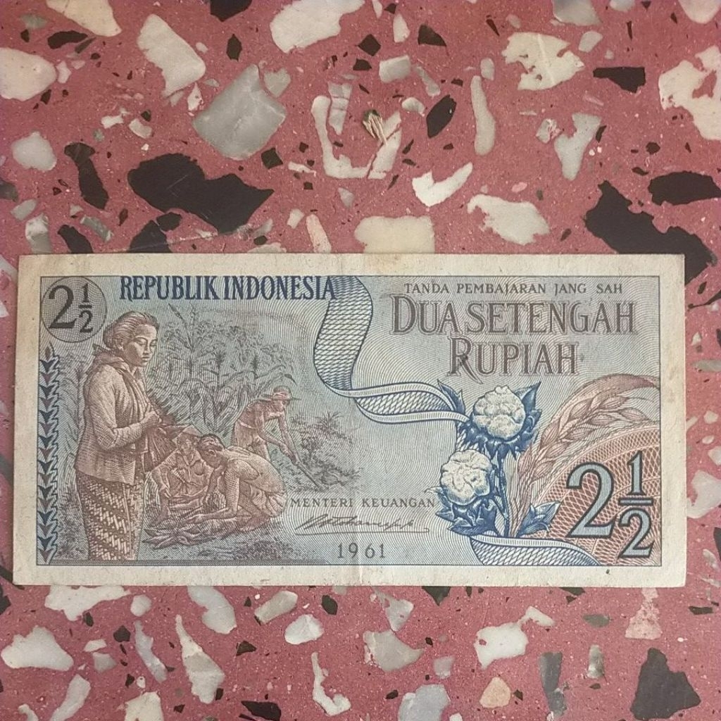 seri X sandang pangan 2,5 rupiah 1961