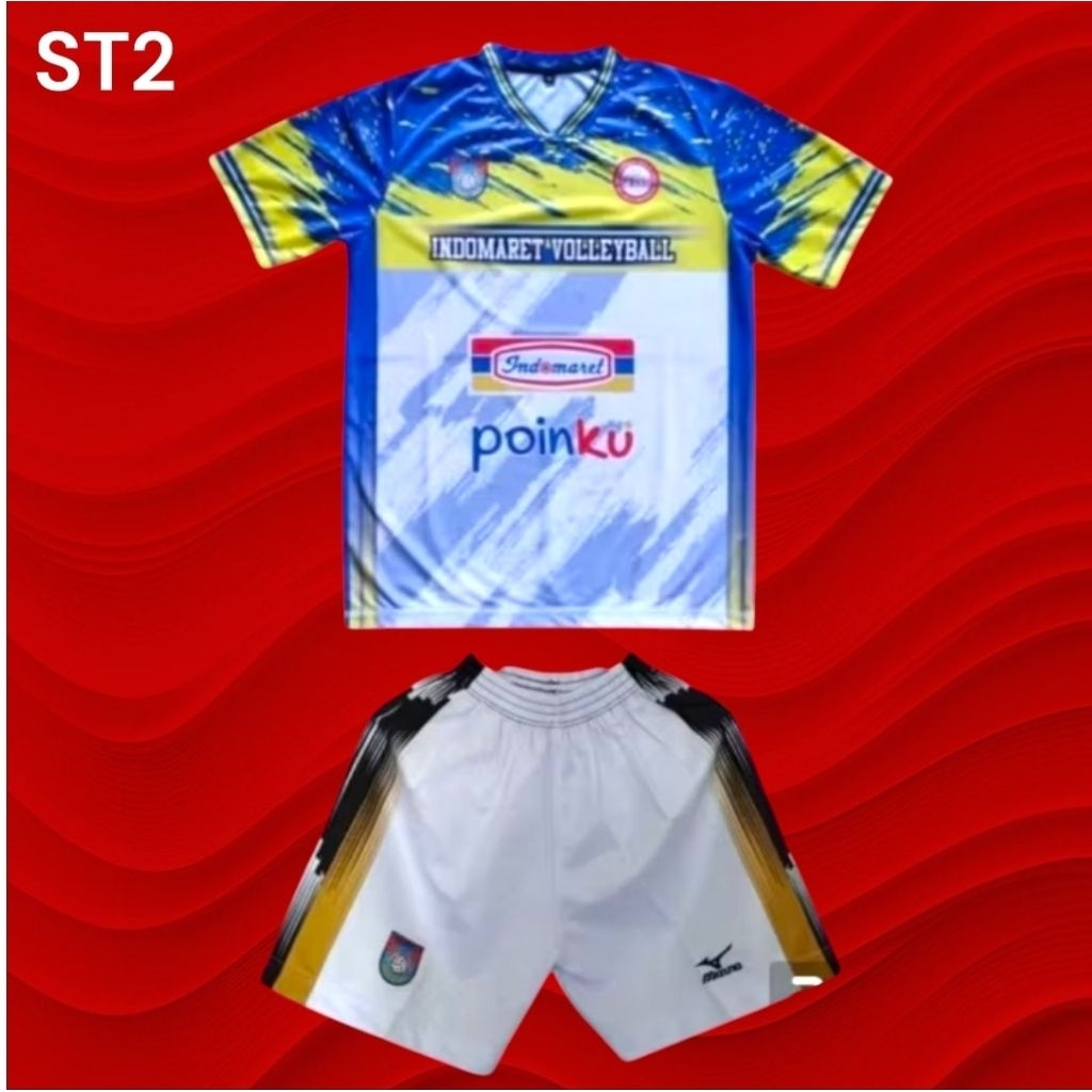 JERSEY EDISI LIVOLI INDOMARET JERSEY EDISI JUARA 2023 INDOMARET VOLEYBALL JERSEY PRIA DIMAS SAPUTRA 