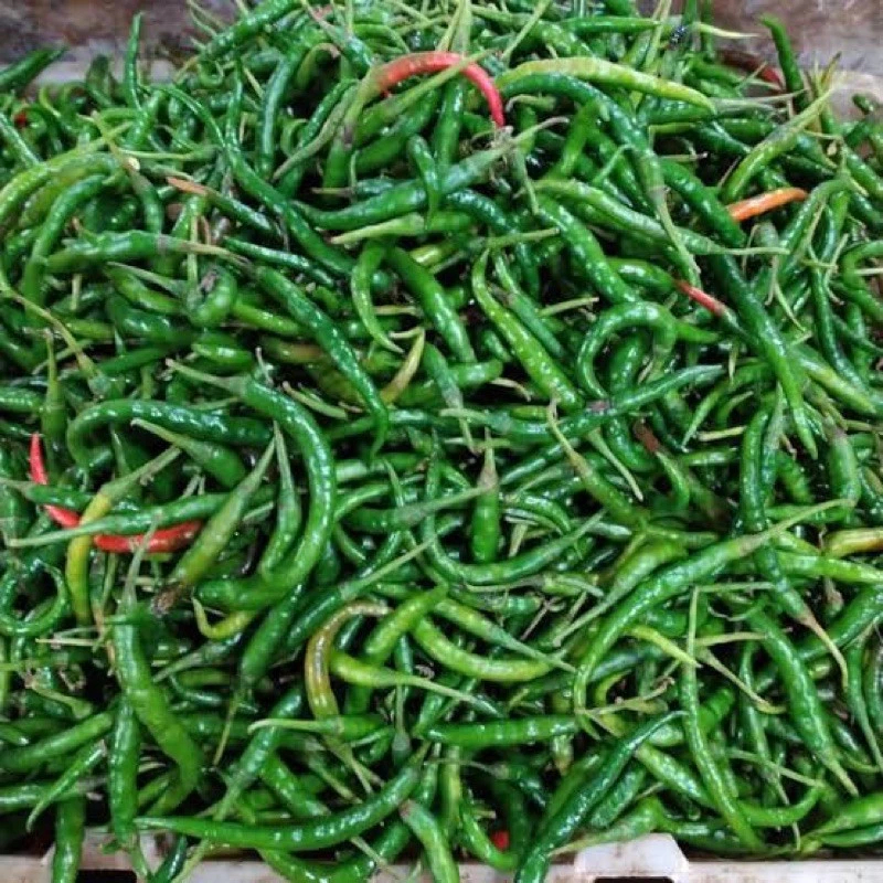 Cabe Rawit Hijau Keriting Super - 500 Gram & 1 Kg