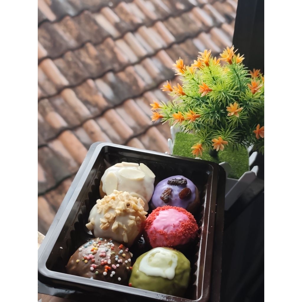 DONAT MINI 1kotak isi 6pcs