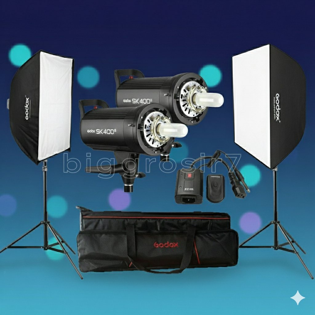 paket studio Godox sk400llV paket lengkap SK400 llV