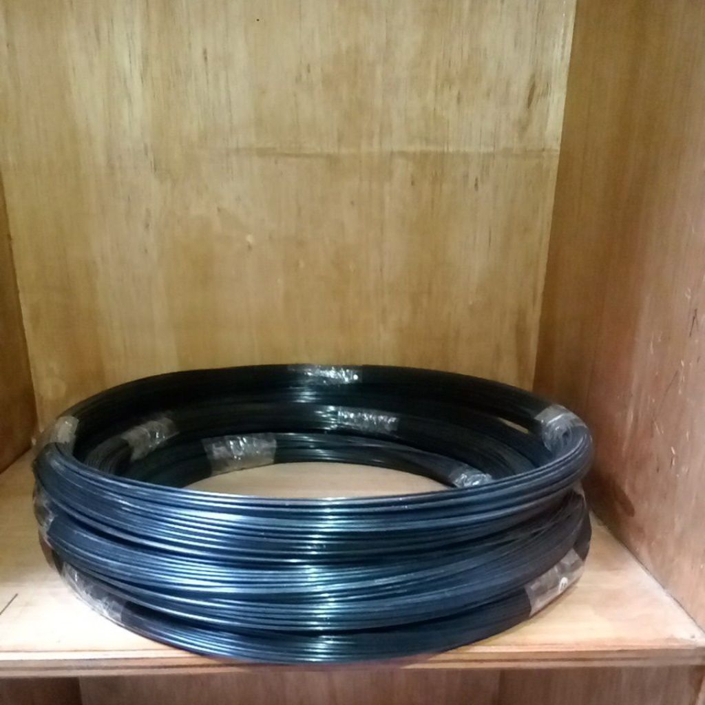 Jeruji Fiber Hitam/Jeruji Fiber/Jeruji Fiber sangkar burung/Fiber layangan hitam 1,3mm 100meter 1.Ro