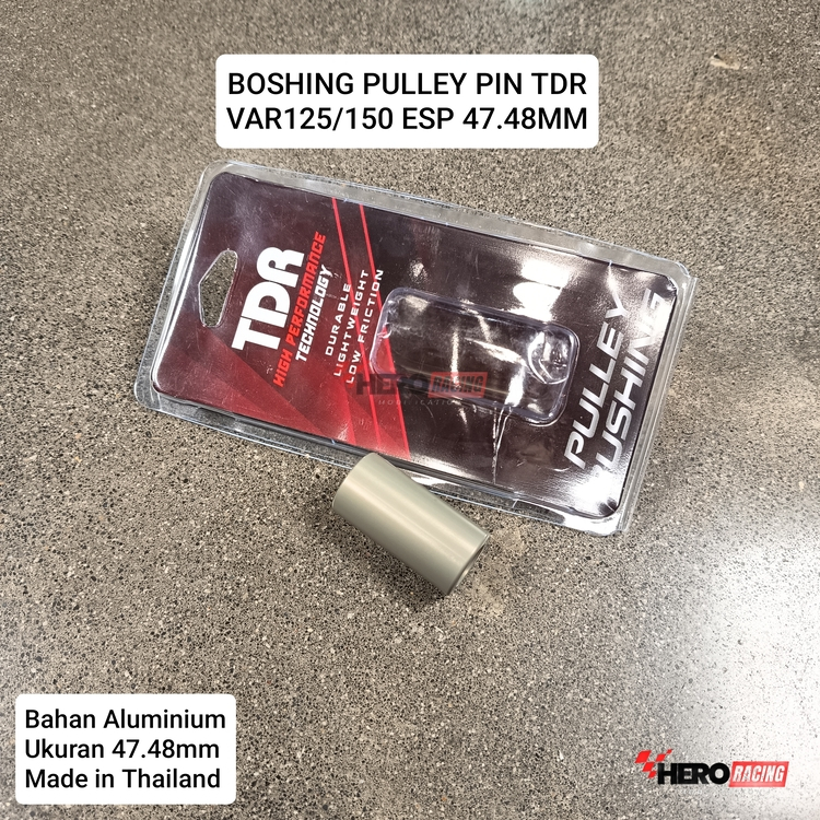 TDR Bushing Pulley CVT Alumunium Pulley PIN VARIO125; SCOOPY; GENIO; BEAT X Original TDR Racing