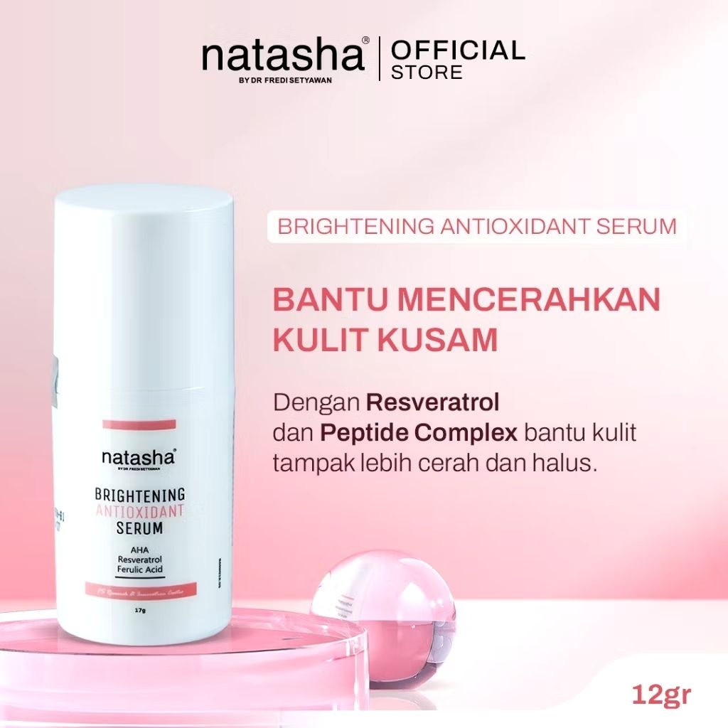 Natasha brightening anti oxidant serum 17 g/serum whitening/serum pencerah