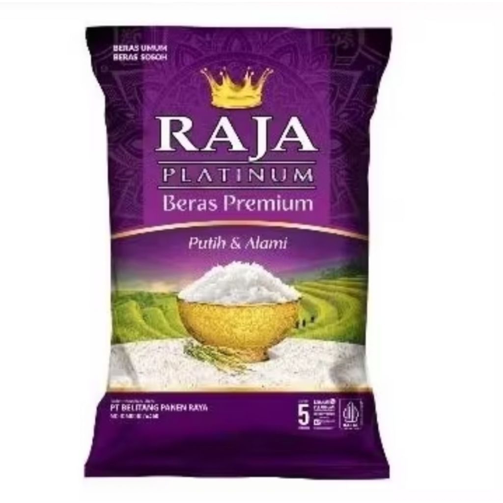 Medan, Beras Raja platinum 5 Kg & 10 Kg