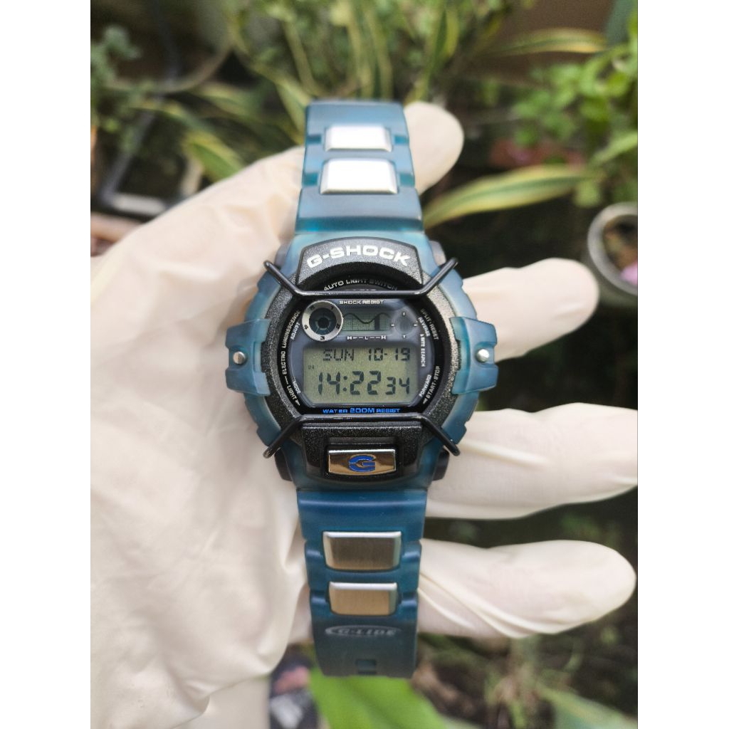 (Harga Net) Jam Tangan Casio G-Shock GL-121 G-Lide All Original (Rare/Langka) BNB Jelly Transparan &