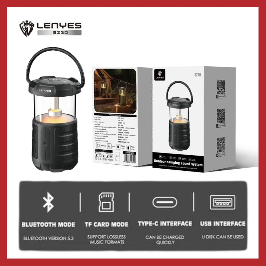 LENYES S230 SPEAKER BLUETOOTH