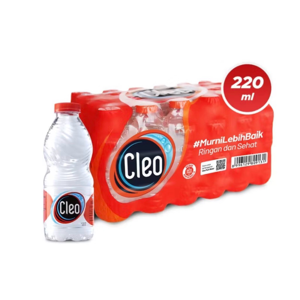 CLEO AIR MINERAL 220 ML / AIR MINUM / MINUMAN