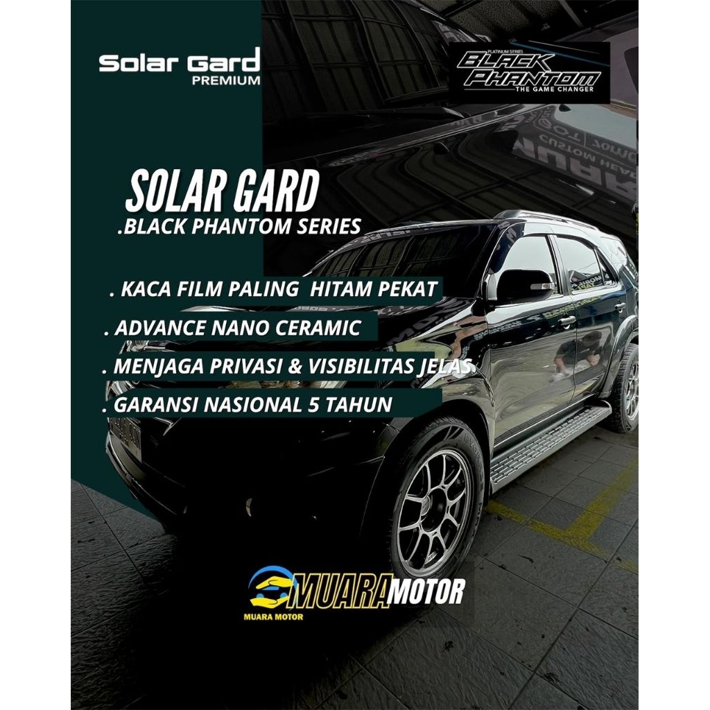 KACA FILM SOLAR GARD SERIE BLACK PHANTOM