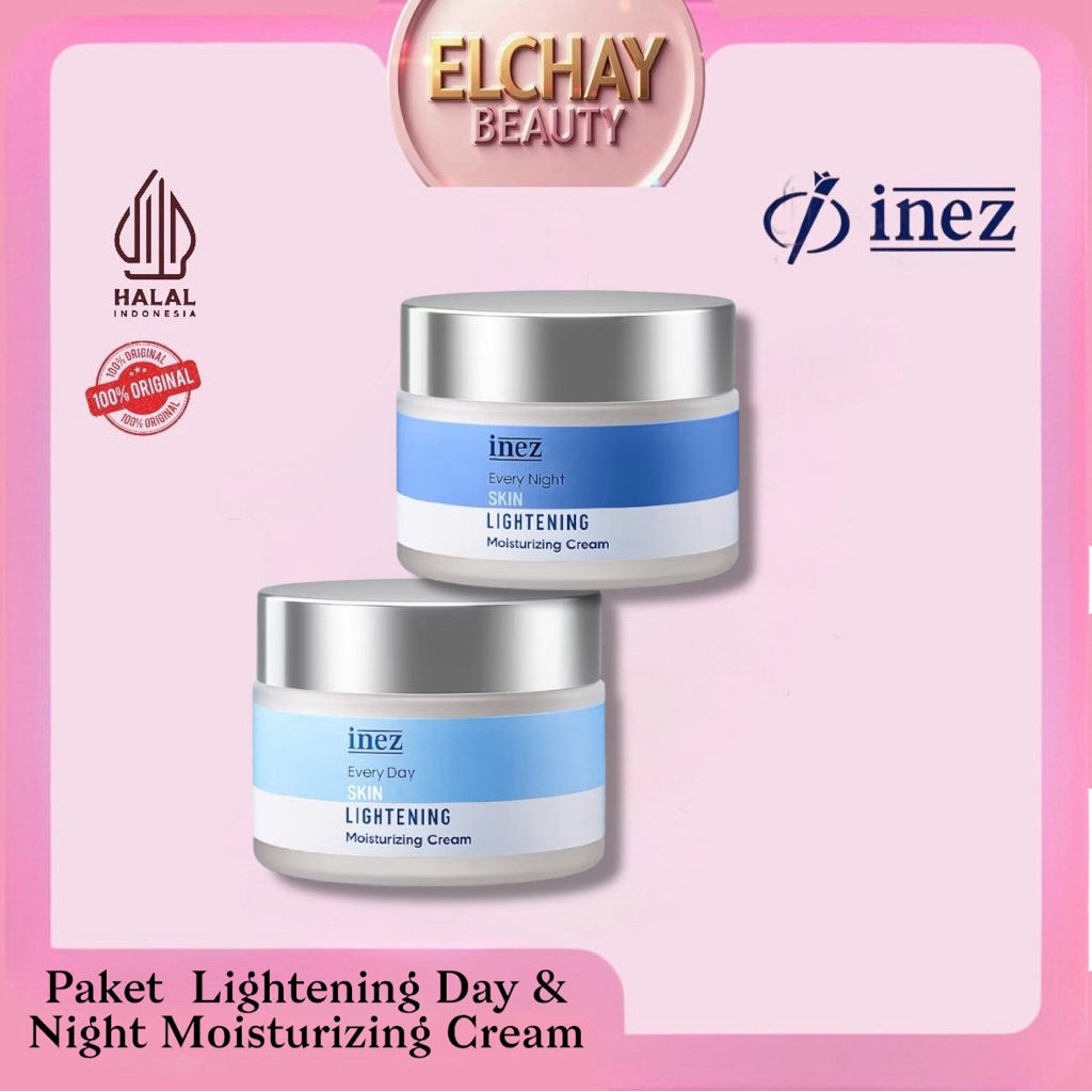 Paket Lightening Inez Day n Night Moisturizing Cream