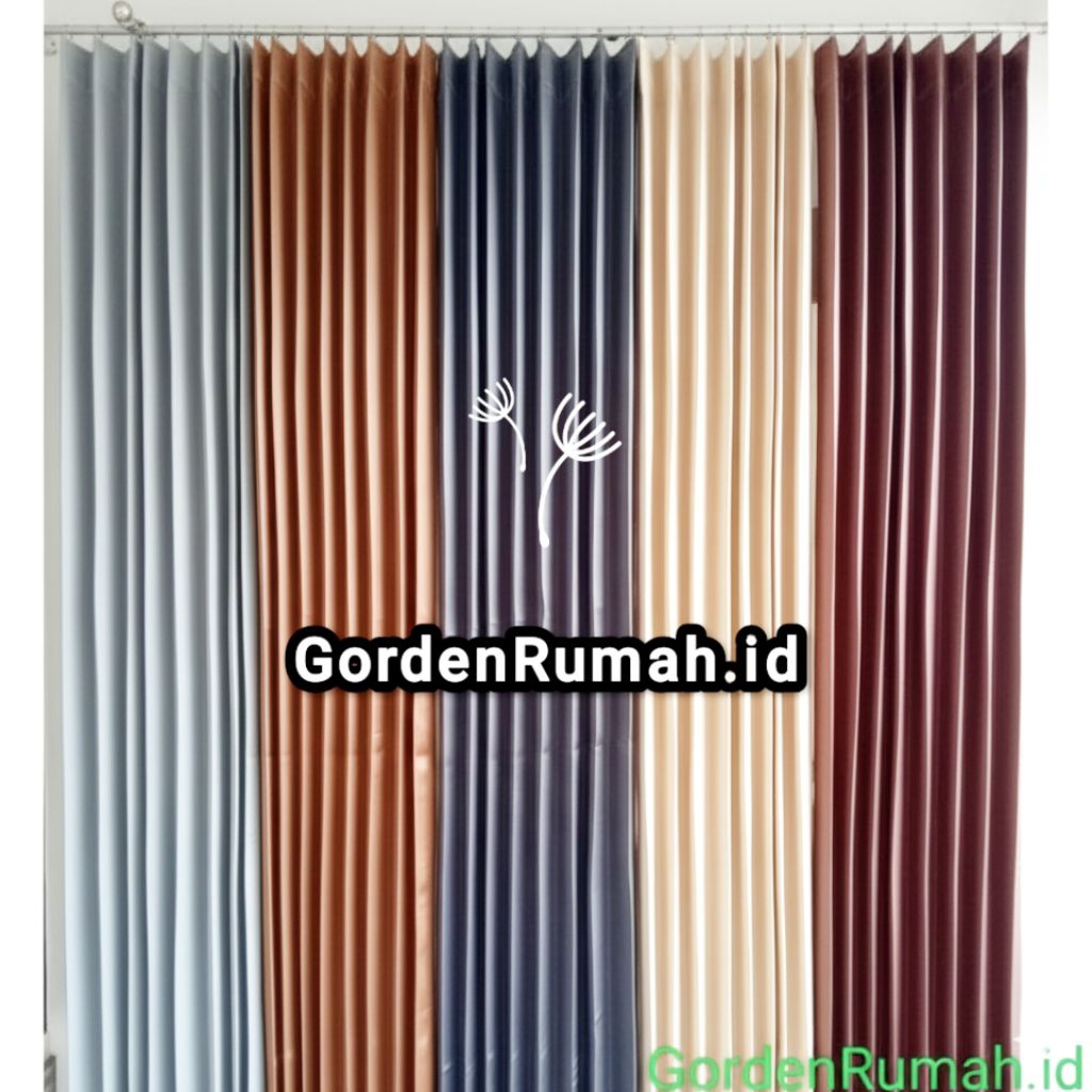 Gorden Polos Blackout Model Plisket kawat S