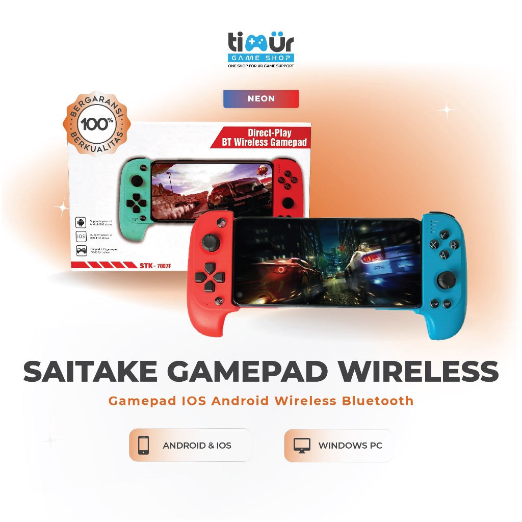 Stick Stik Gamepad Android IOS Wireless Bluetooth SAITAKE STK 7007F1